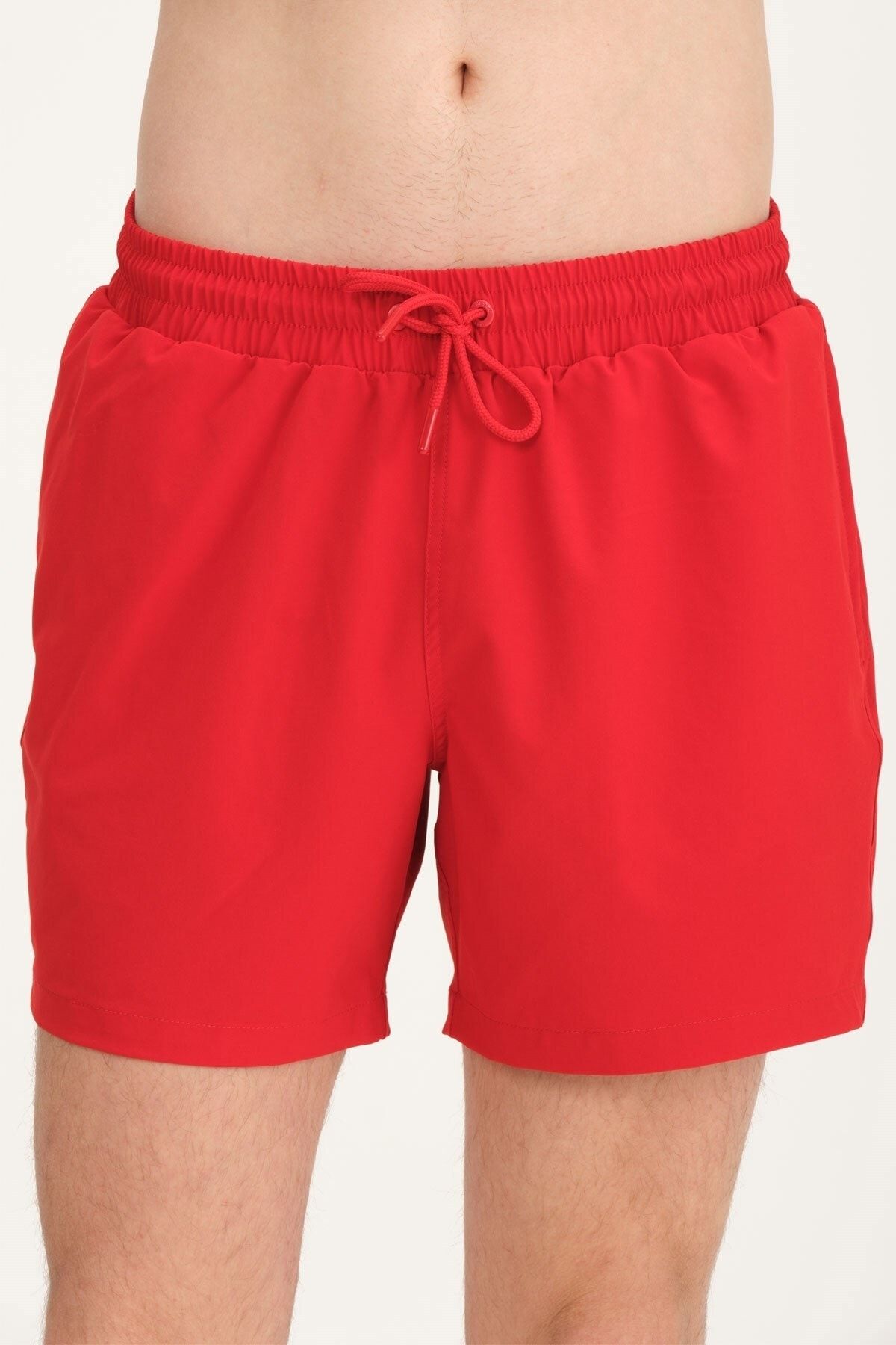 Ladies red hotsell swim shorts