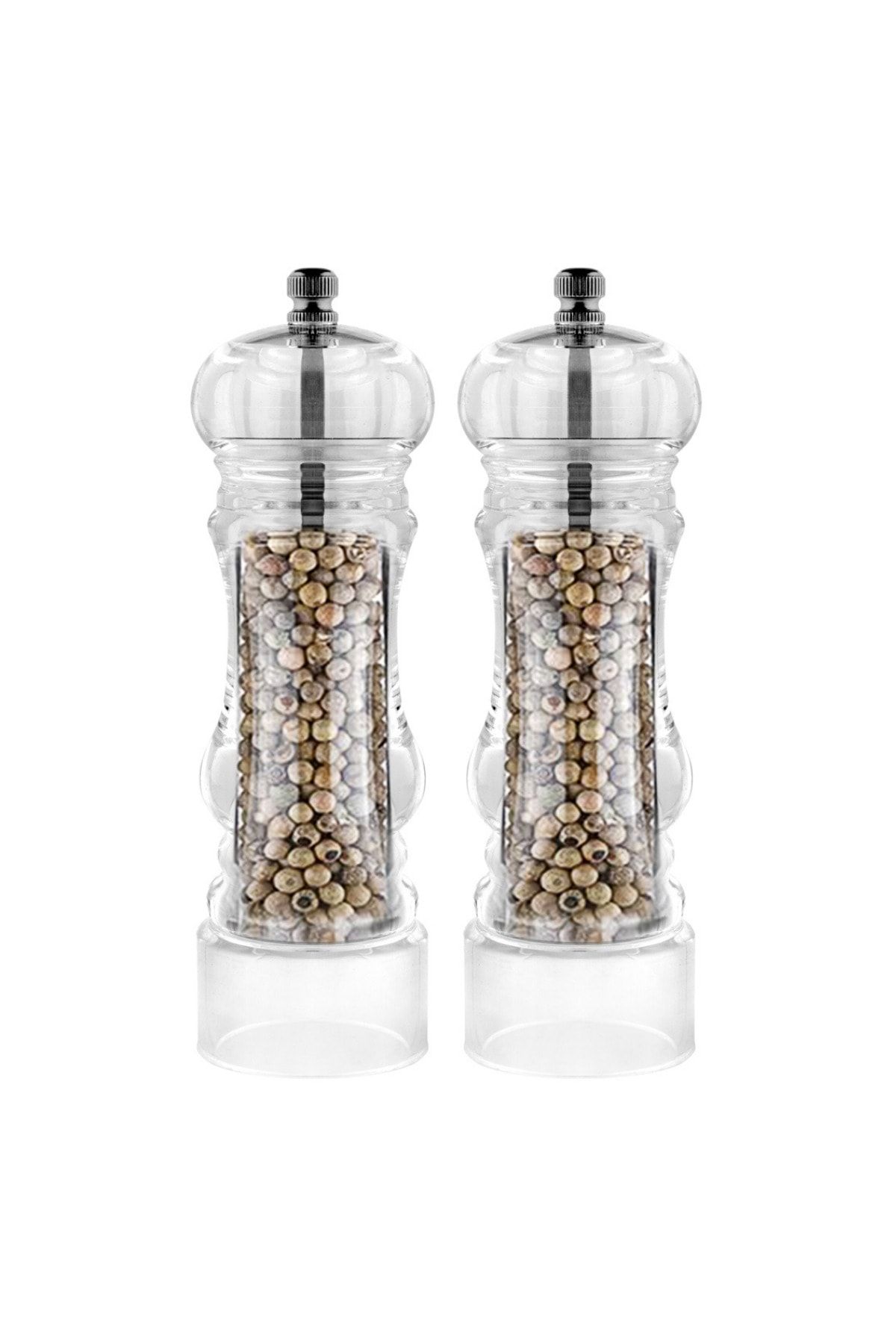 Glass salt and pepper on sale grinders