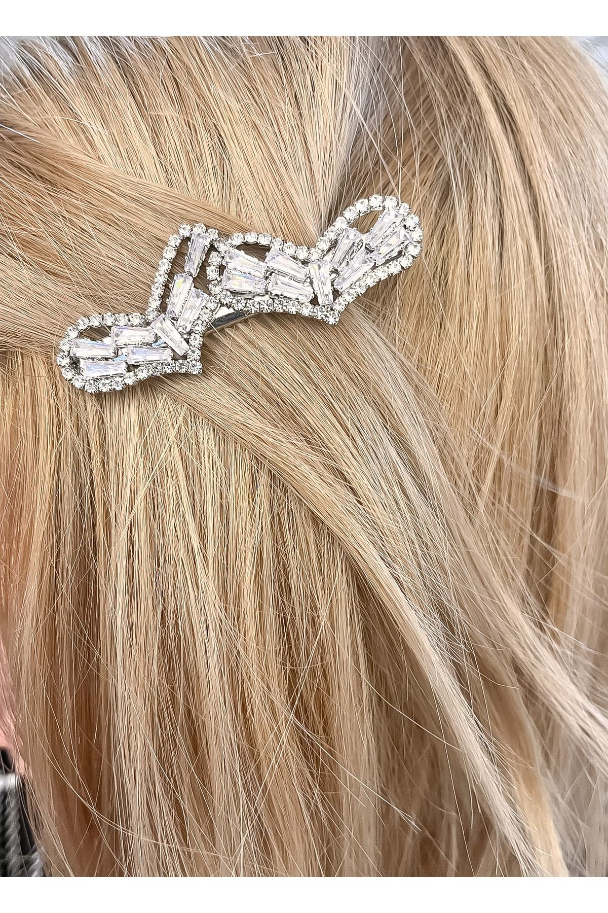 Gold and silver hair clips deals
