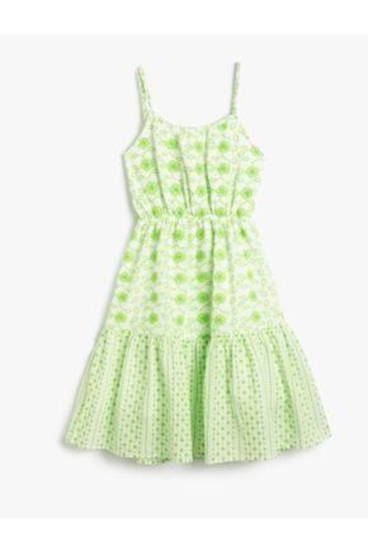 لباس مجلسی دخترانه سبز کوتونKoton | 3SKG80117AW اورجینال - تصویر 2