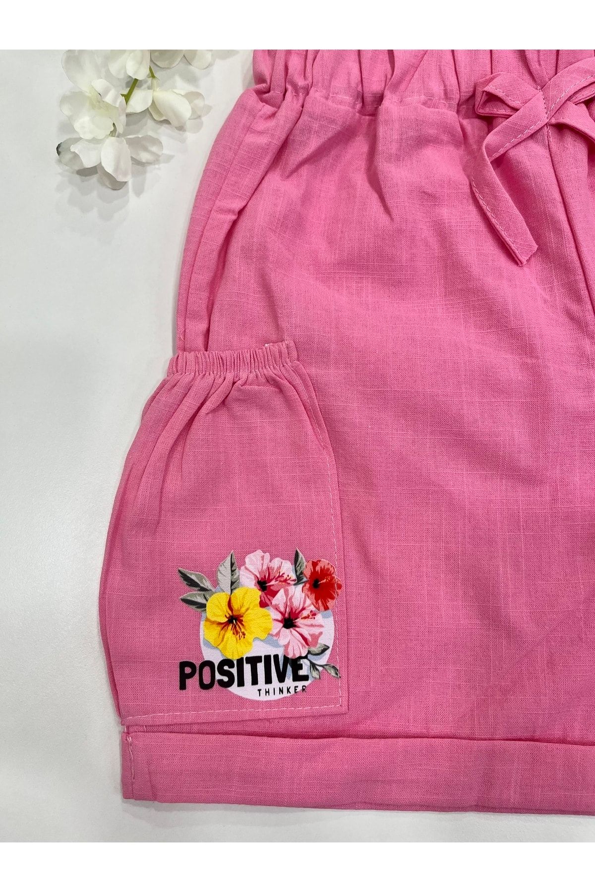 Esterella Girls Shorts Girls Shorts with Pockets Cotton Girls