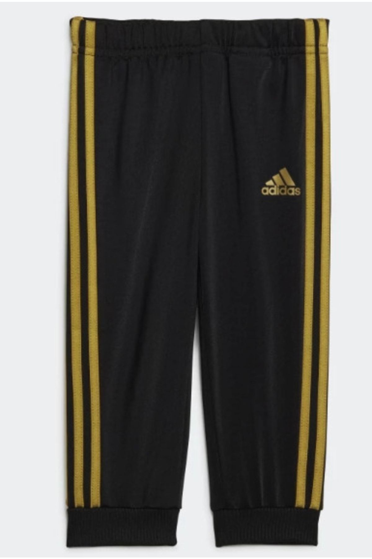 Black and clearance gold adidas sweatsuit