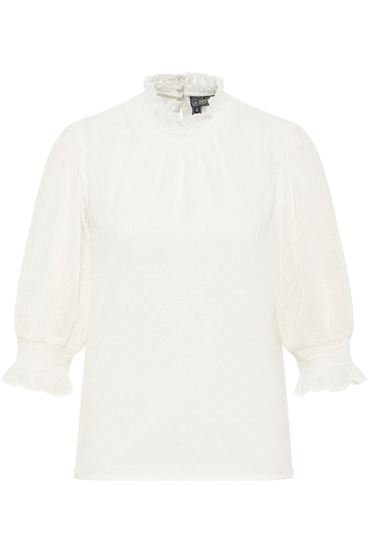 Dreimaster Sweatshirt Ecru Regular Fit