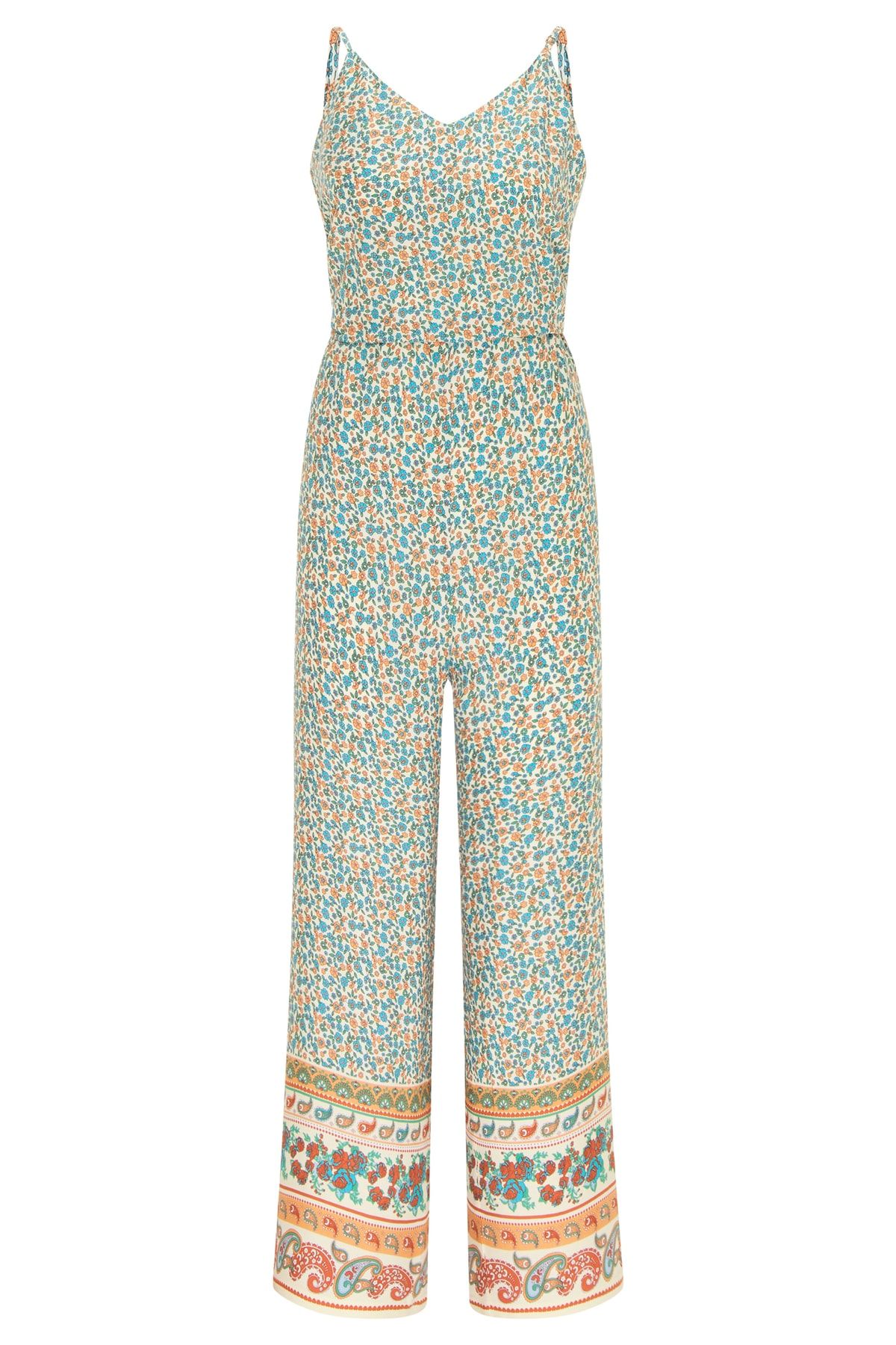 USHA Kleid Mehrfarbig Basic