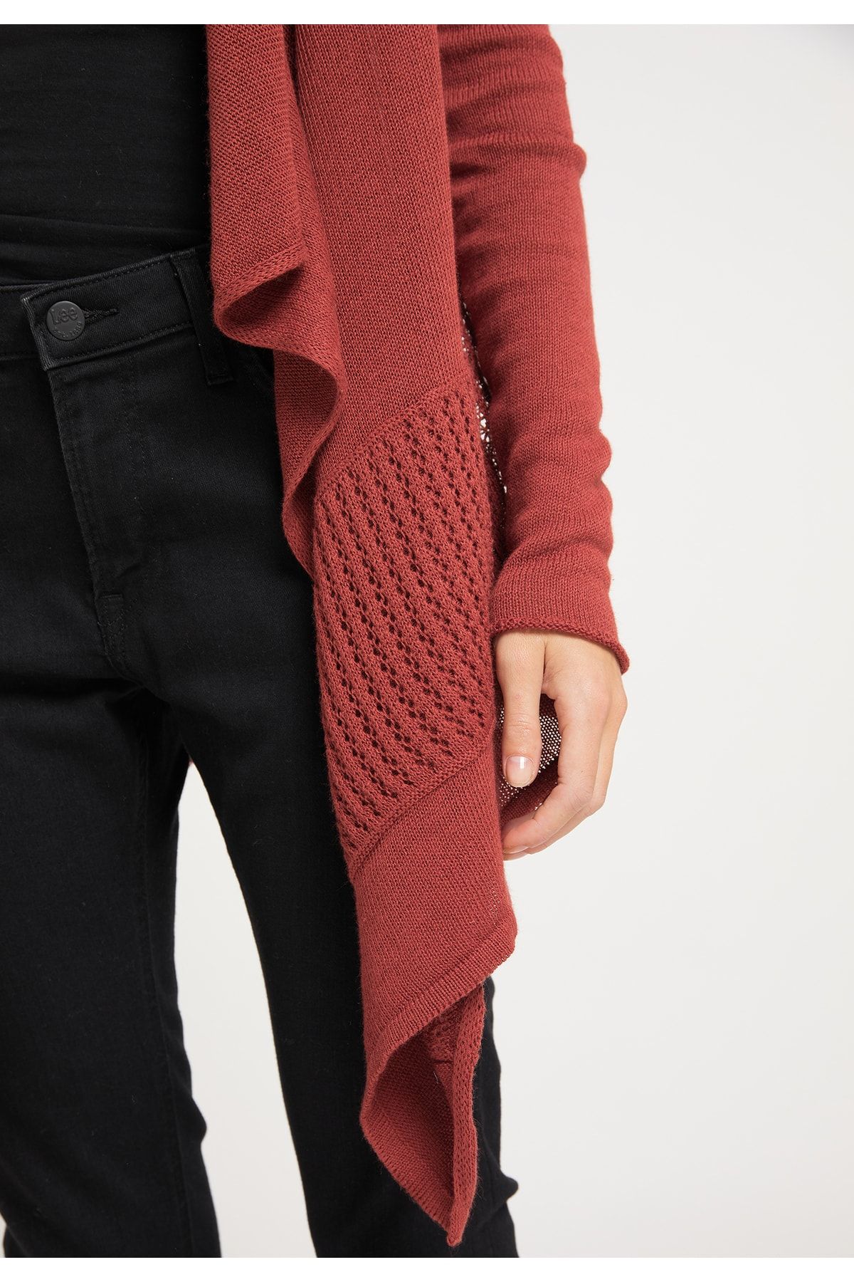 USHA Strickjacke Rosa Regular Fit Fast ausverkauft