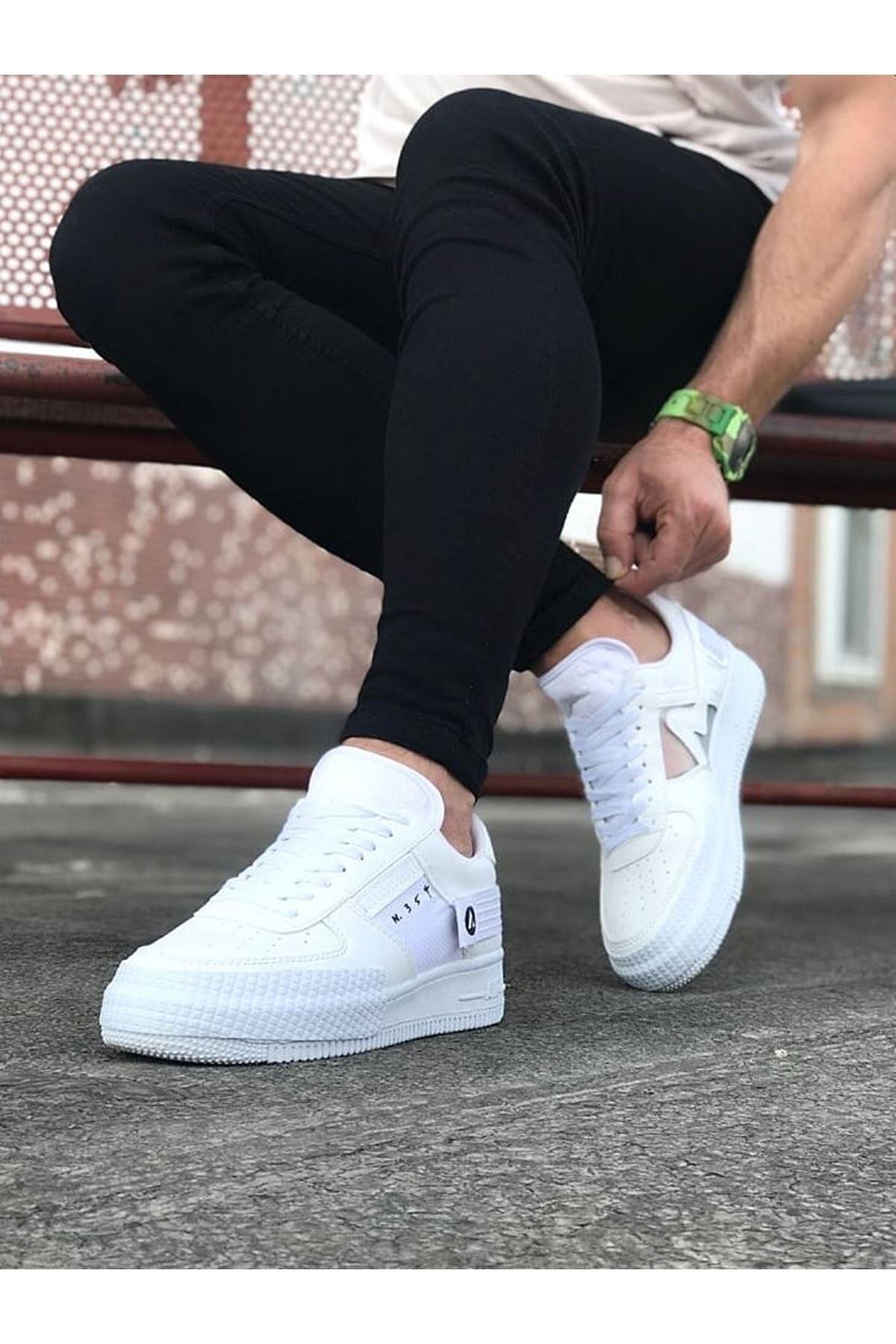 Wg201 Beyaz Erkek Günlük Ayakkabı