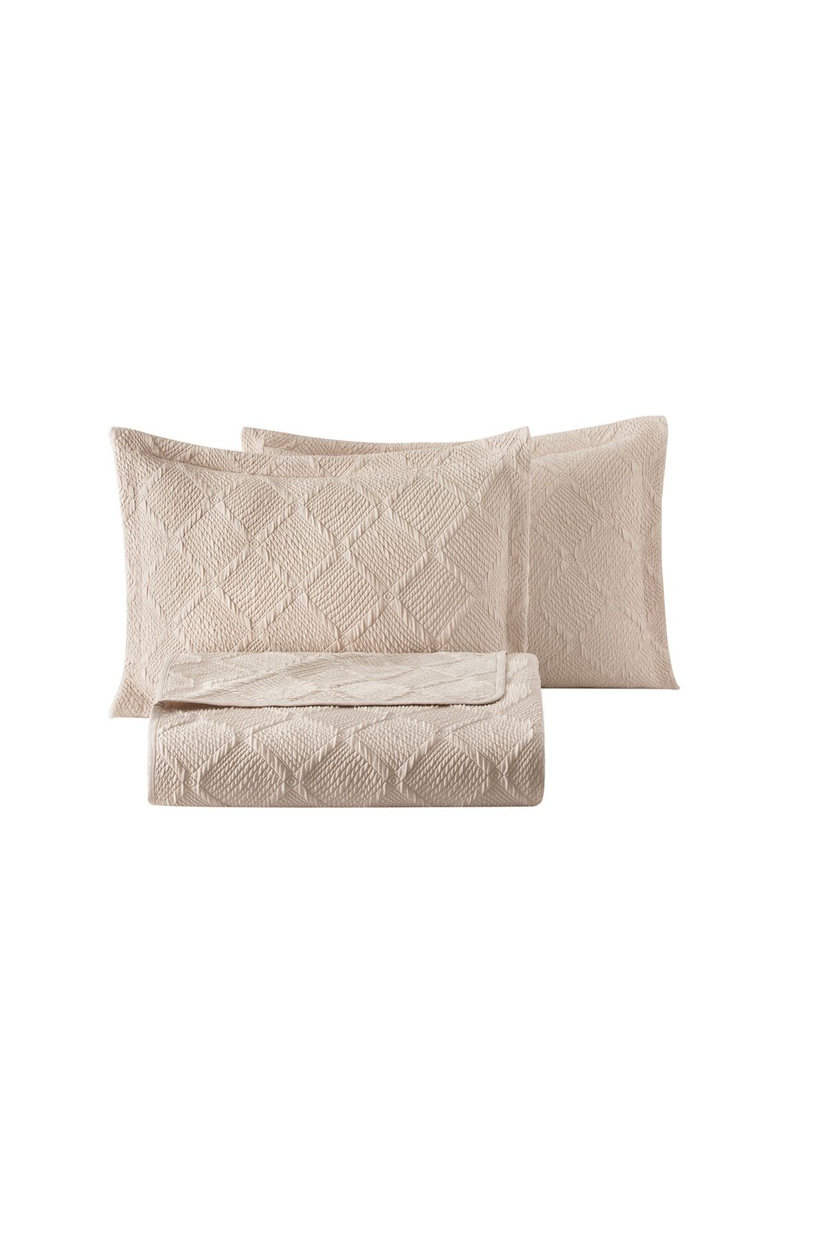 Puffy-Julian Beige Single Bedspread Set 5