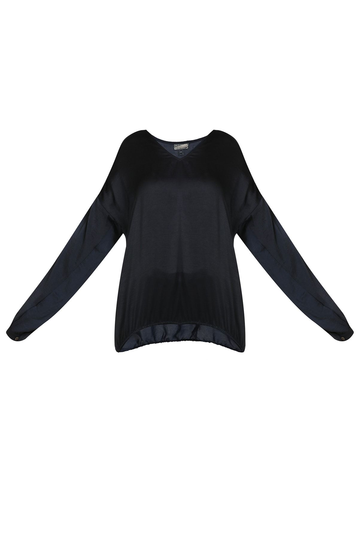 Dreimaster Bluse Blau Regular Fit Fast ausverkauft