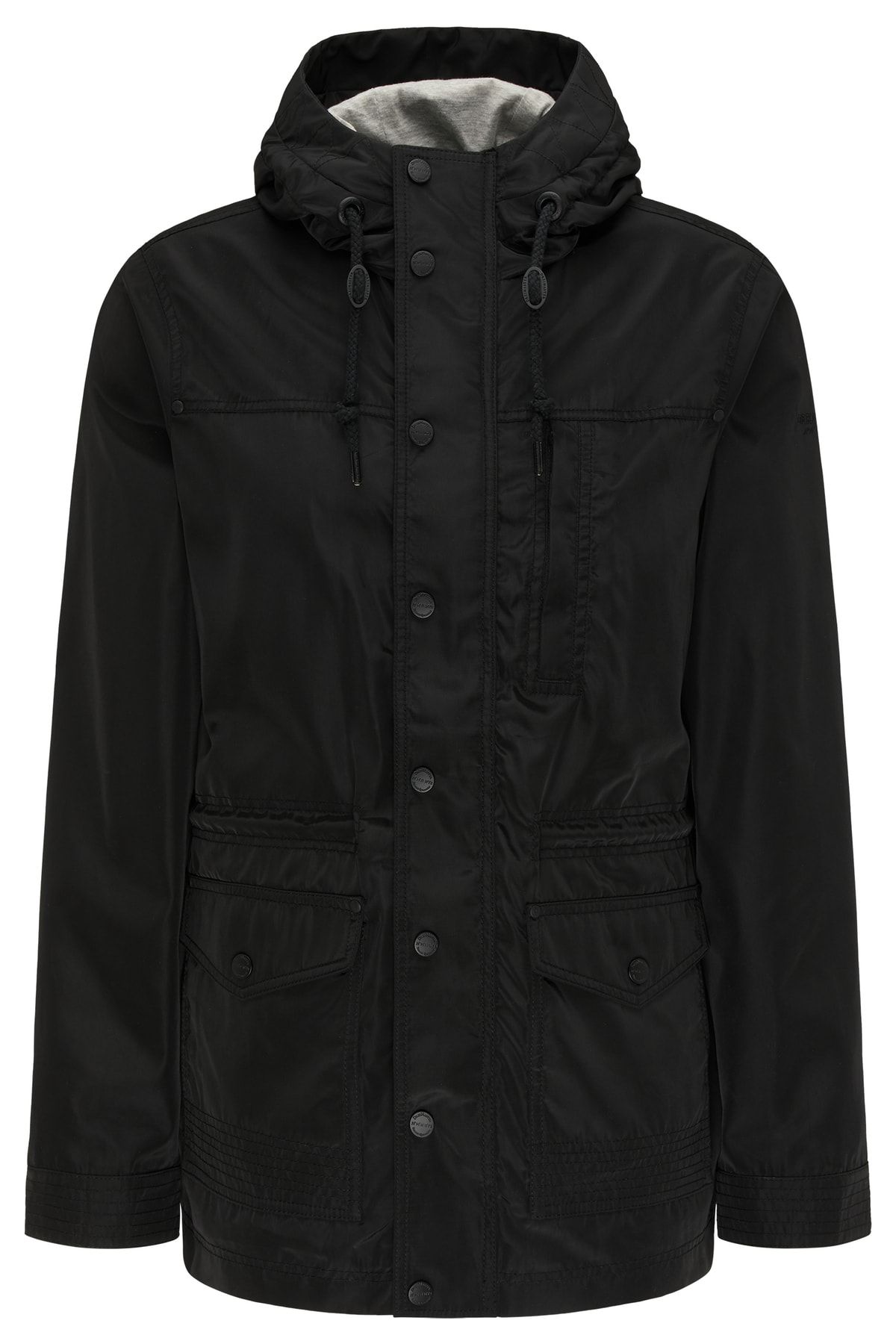 Dreimaster Jacke Schwarz Regular Fit Fast ausverkauft