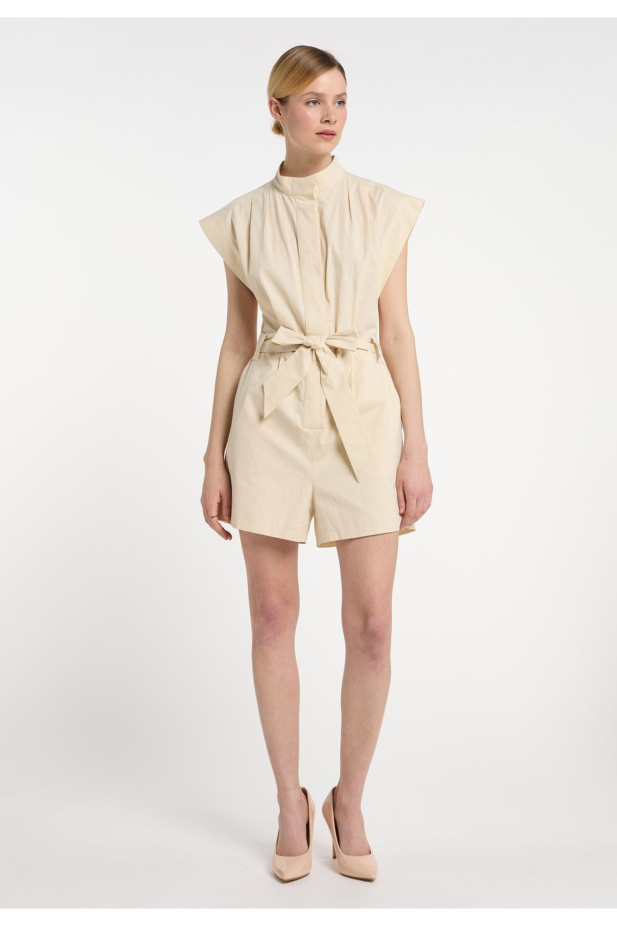 Dreimaster Kleid Beige Basic Fast ausverkauft