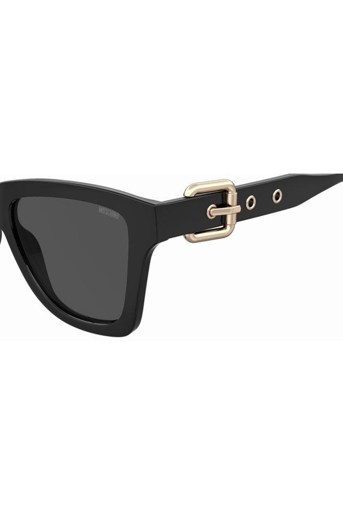 عینک آفتابی خاکستری زنانه MOS131 S807IR54 لنز دودی Sungute UV400 Moschino
