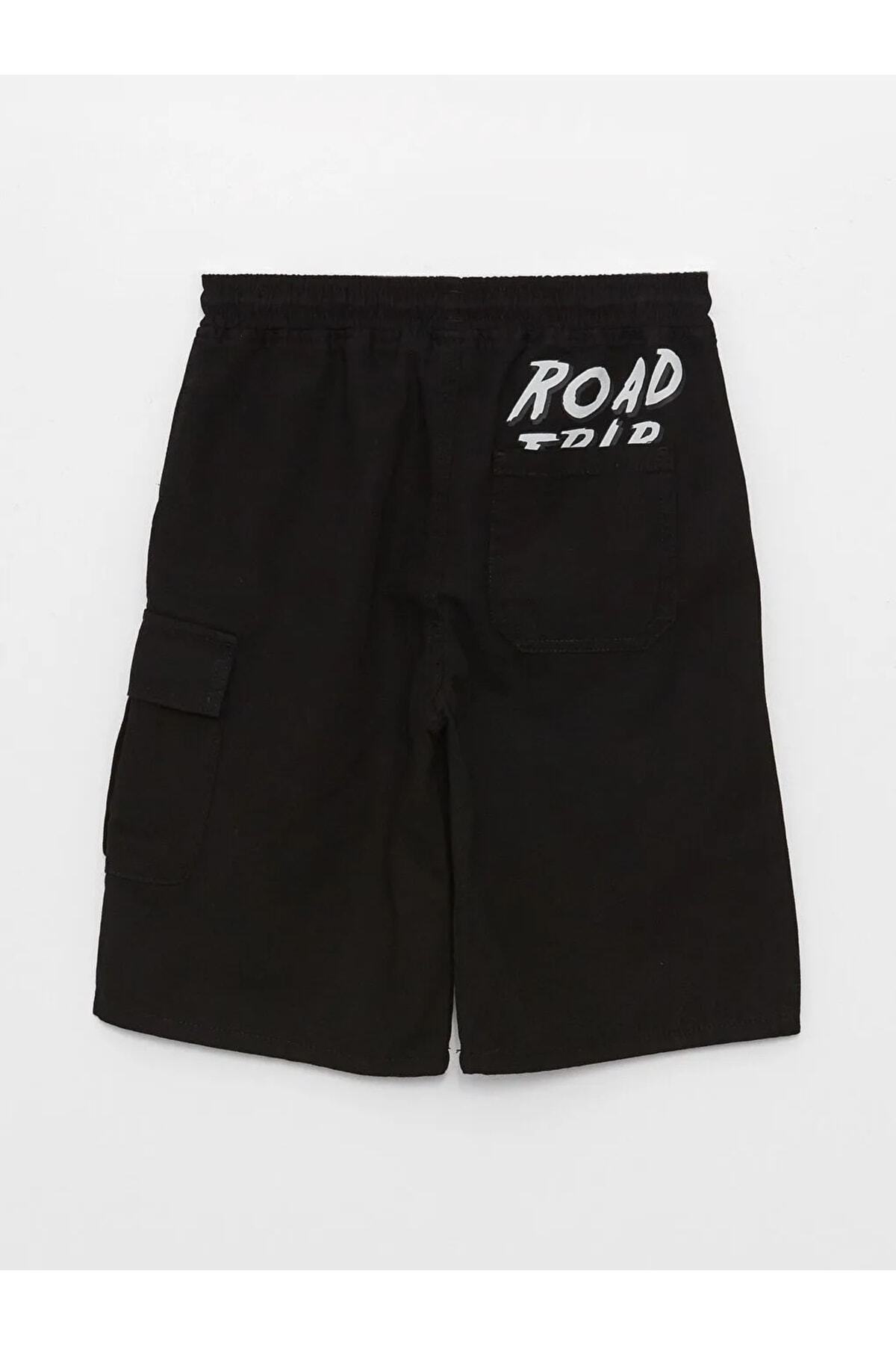 شورت و شلوارک پسرانه مشکی ال سی وایکیکیLC Waikiki | S3BR43Z4 - HRD اورجینال - تصویر 2