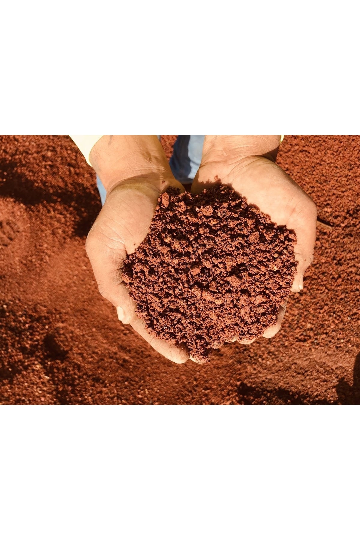 Kırmızı Pomza Taşı 0-5 Mm 10 Kg Volkanik Cürüf Ponza Lav Kırığı