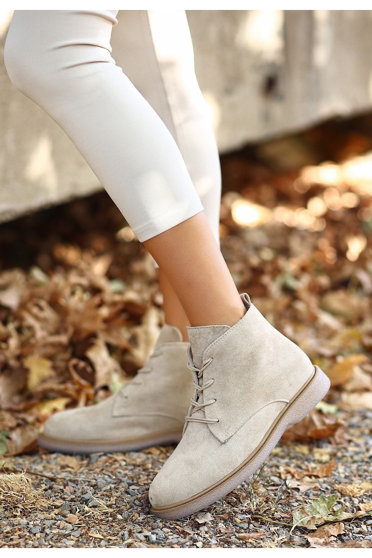 Kean Bej Süet Bağcıklı Bot