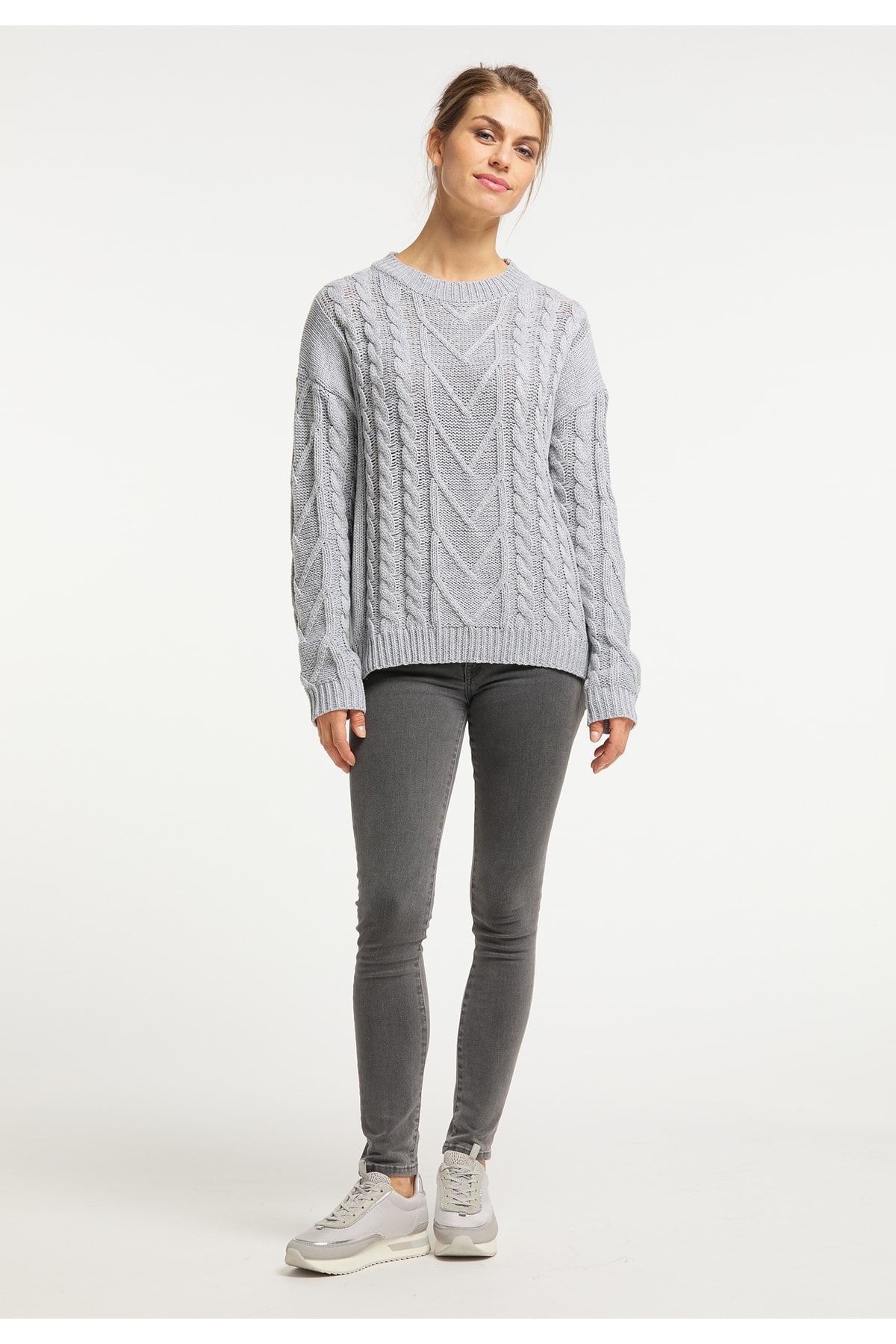 USHA Pullover Grau Regular Fit Fast ausverkauft