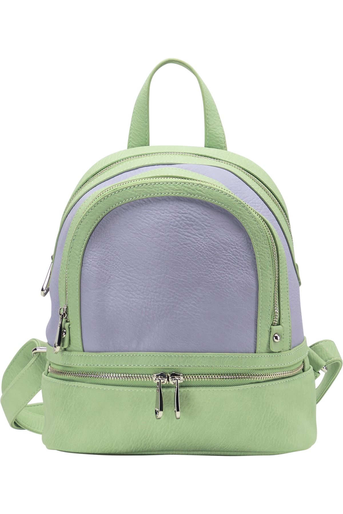 myMo Rucksack Grün Print Fast ausverkauft