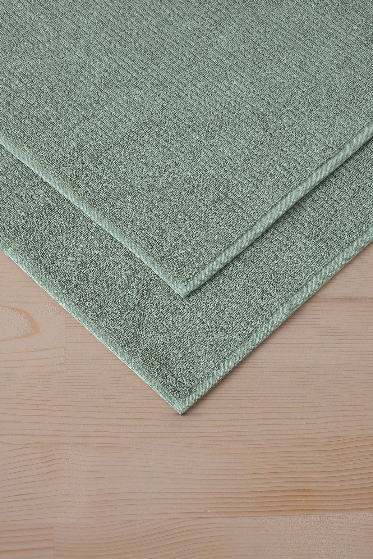 پادری حمام سبز Pana Bathmat 303 روند جدید ، 50x75cm. 2AD. مجموعه نقشه حوله پریمیوم COTTONMANIA