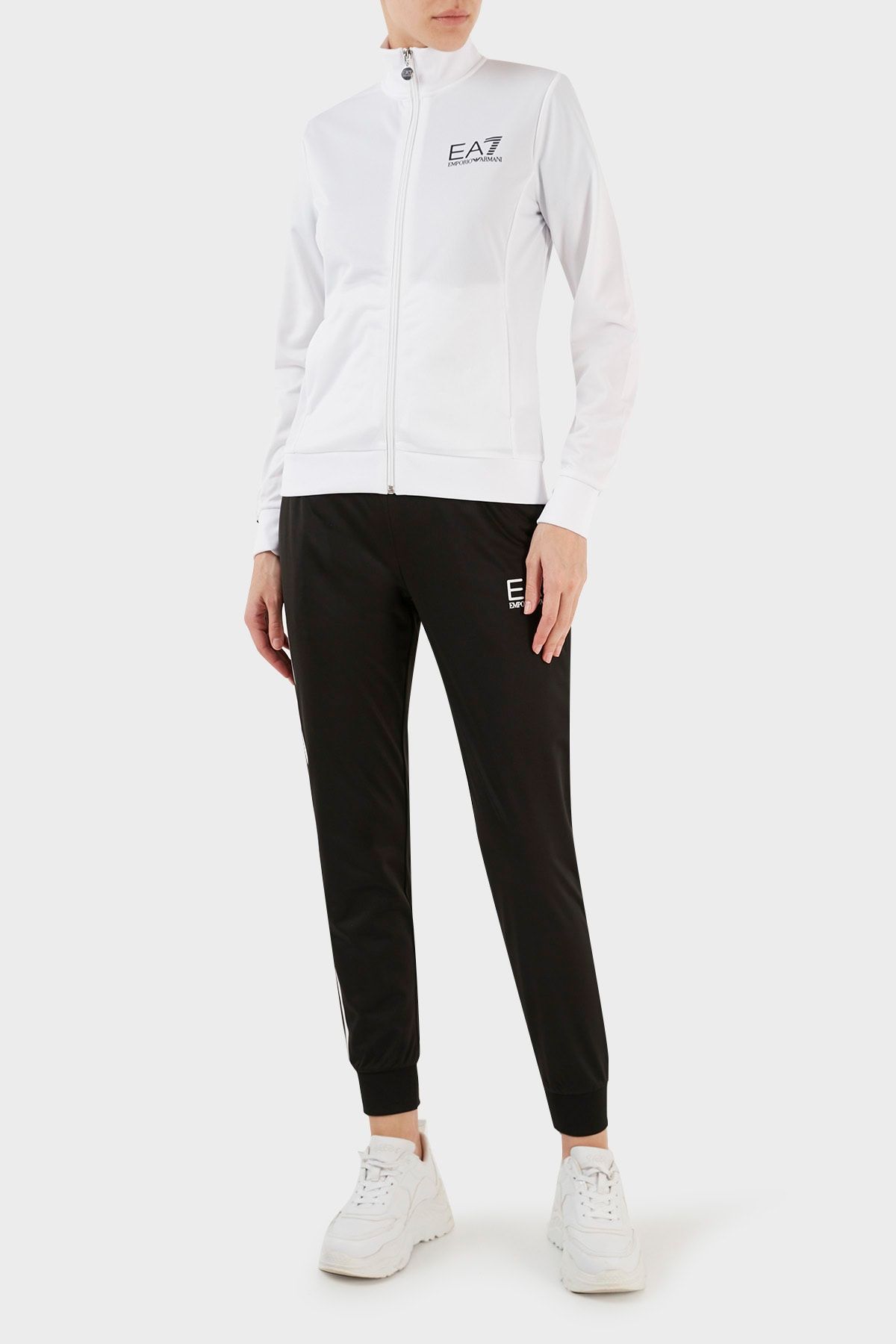 Ea7 white tracksuit hotsell