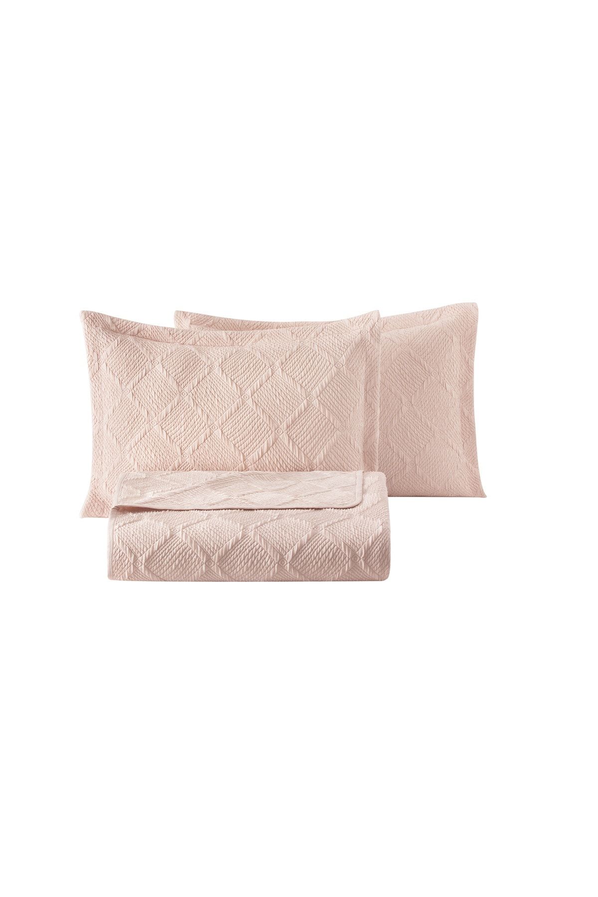 Puffy-Julian Single Bedspread Set - Blush 5