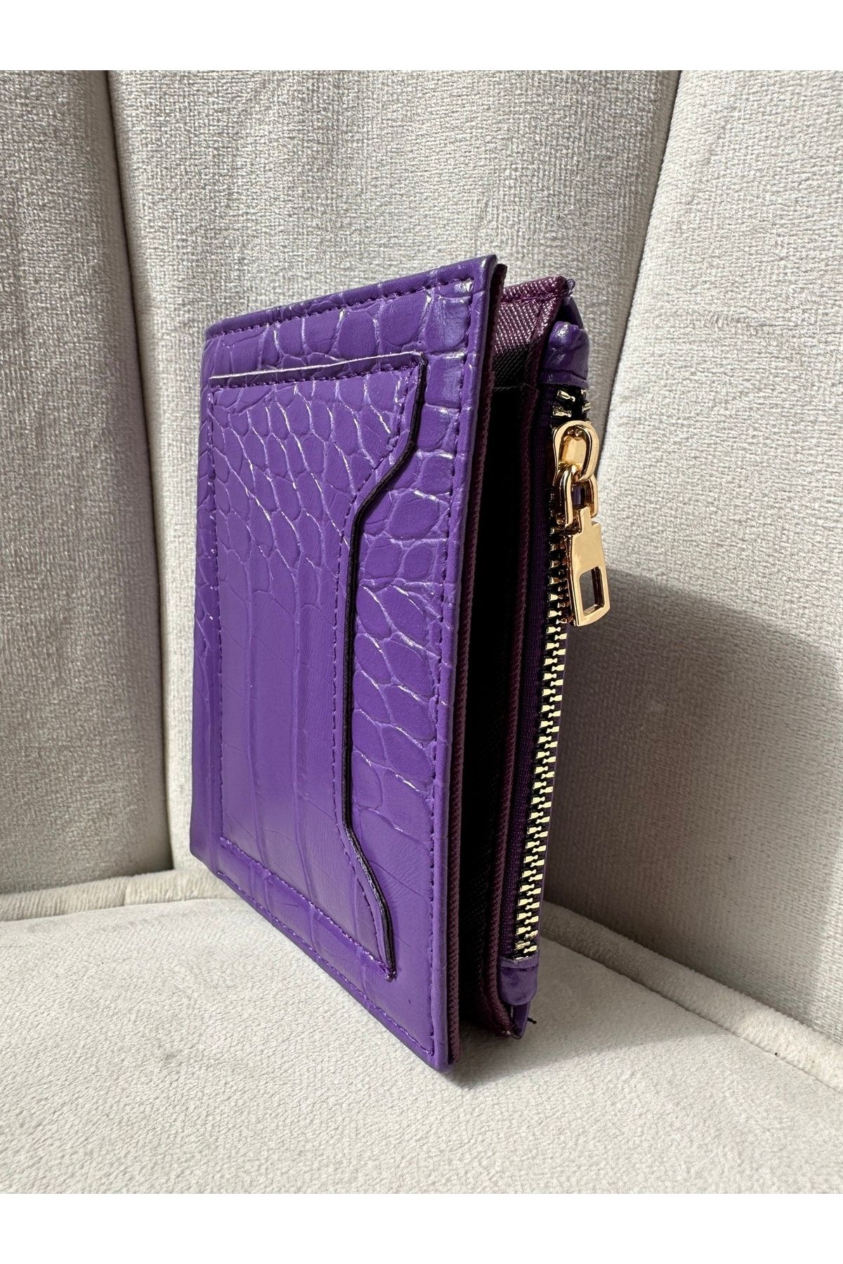 Faux cheap croc wallet