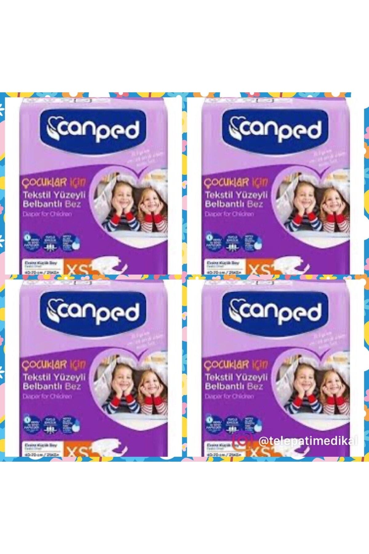 Canped Xsmall Cırtlı Hasta Bezi 120’li