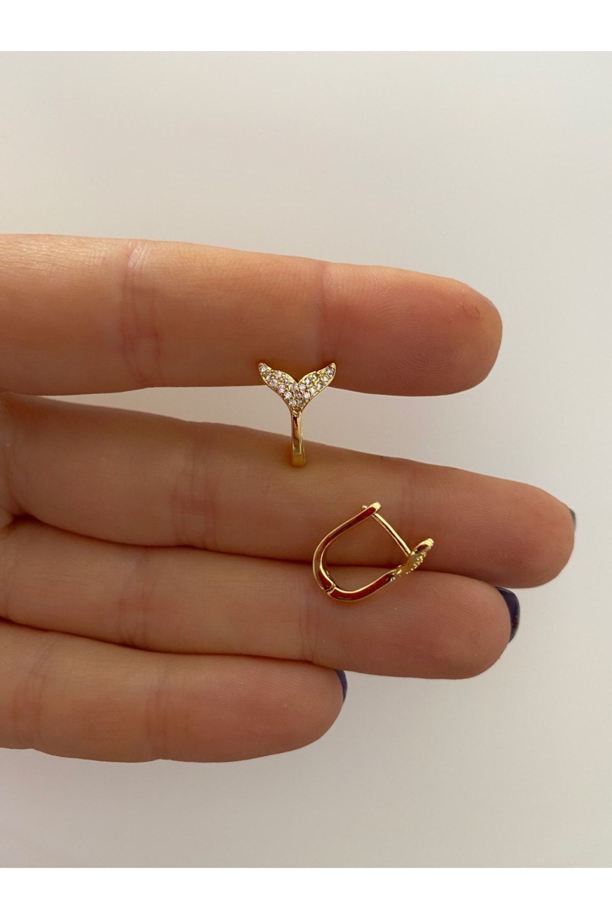 Cerahi Çelik Zirkon Taşlı Helix Kıkırdak Conch Lobe Uyumlu Halka Piercing