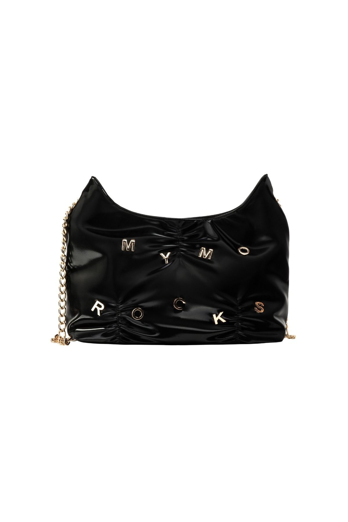 myMo Handtasche Schwarz Print FN6084