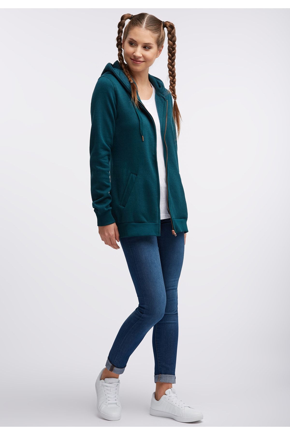 myMo Sweatshirt Grün Regular Fit