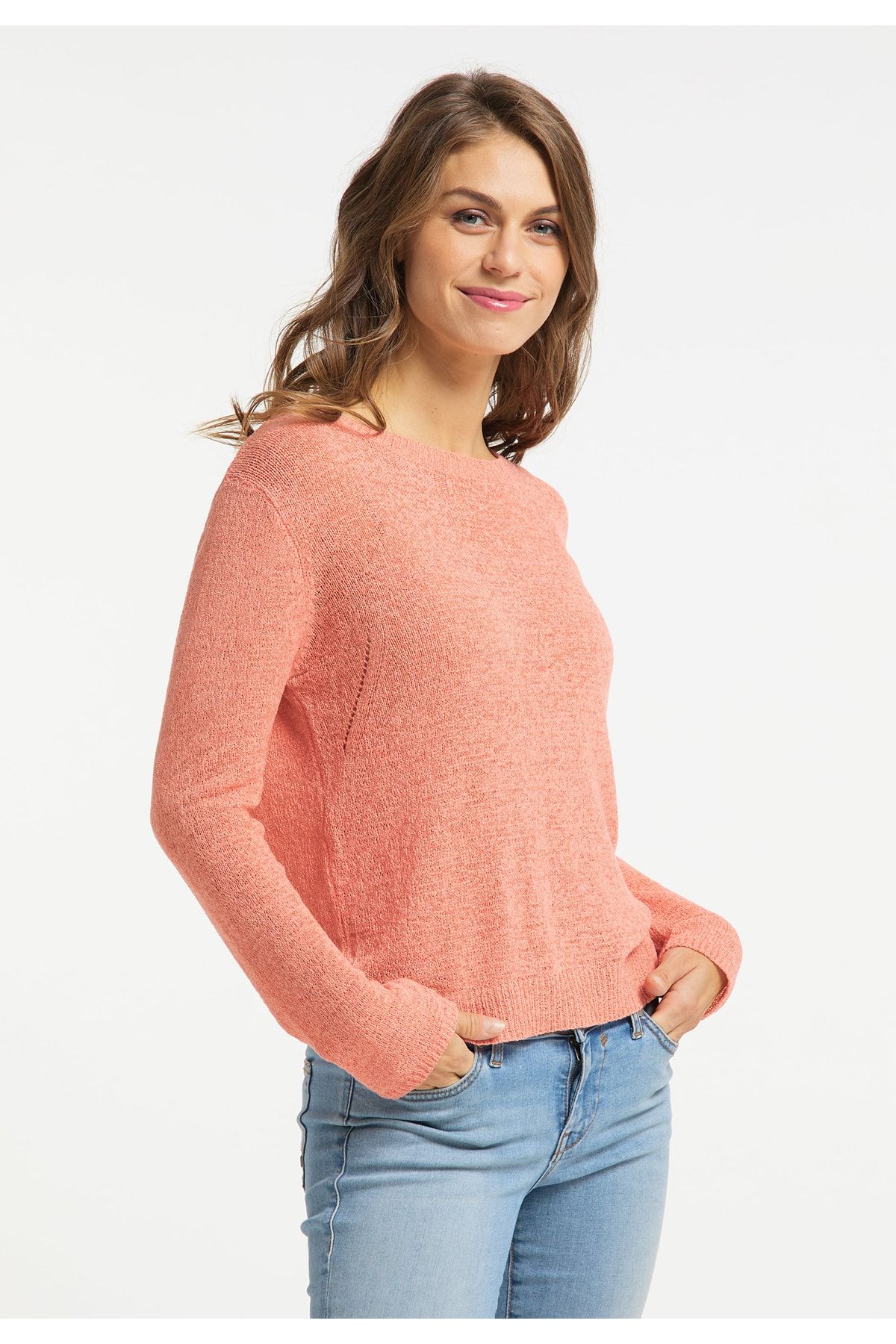 USHA Pullover Rosa Regular Fit