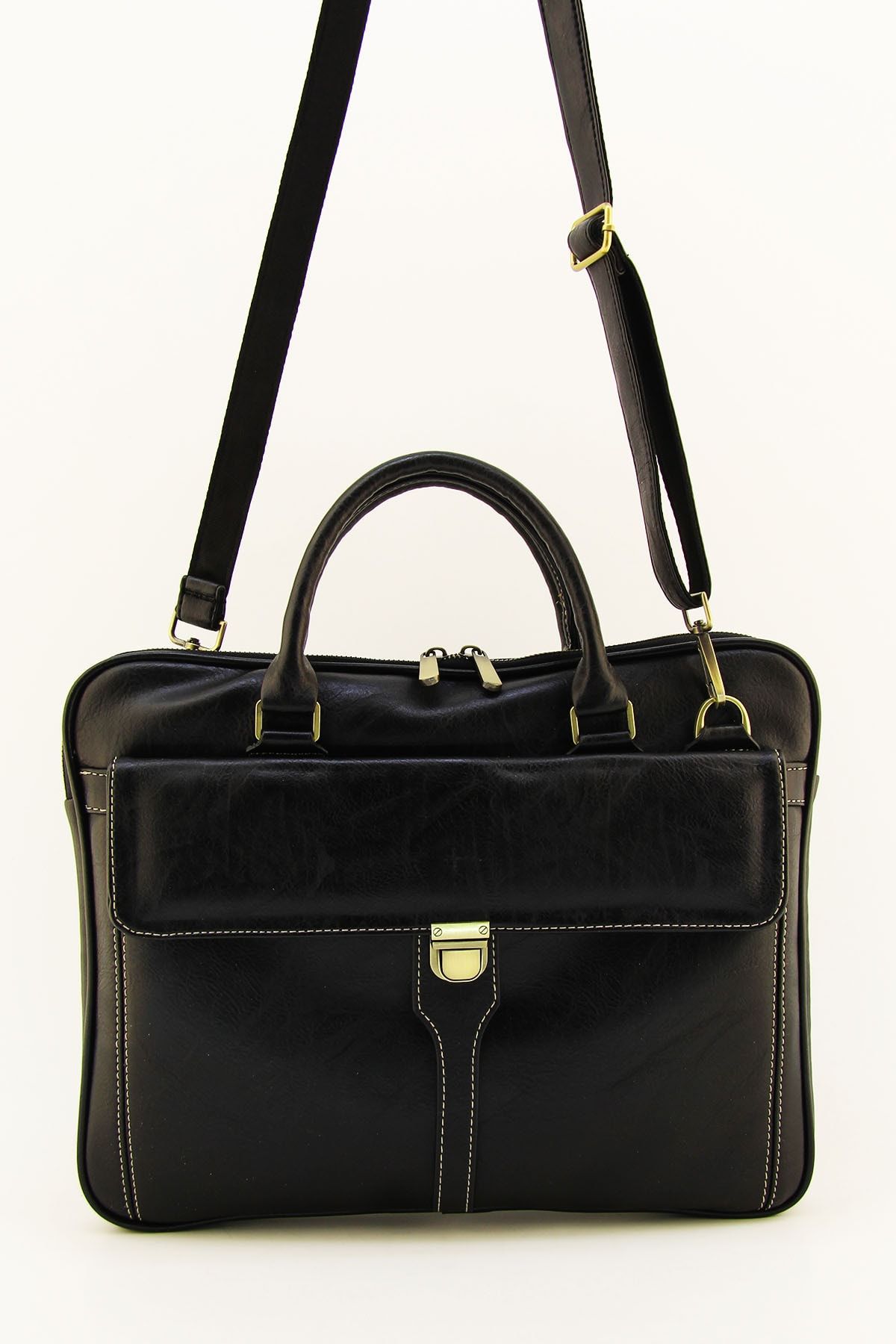 HNB-Black 15.6 Inch Computer Briefcase Lawyer Case 3