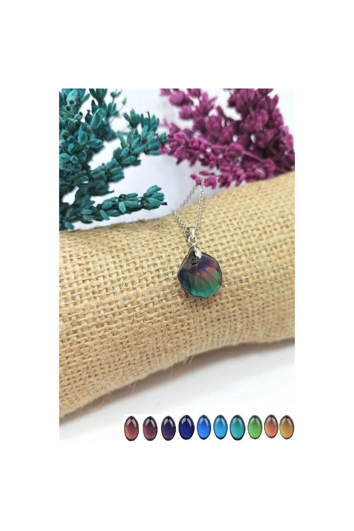 Color on sale changing necklace