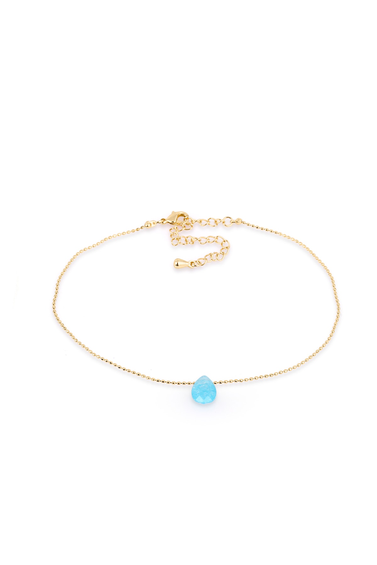 Twelve Taş Detaylı Çelik Halhal