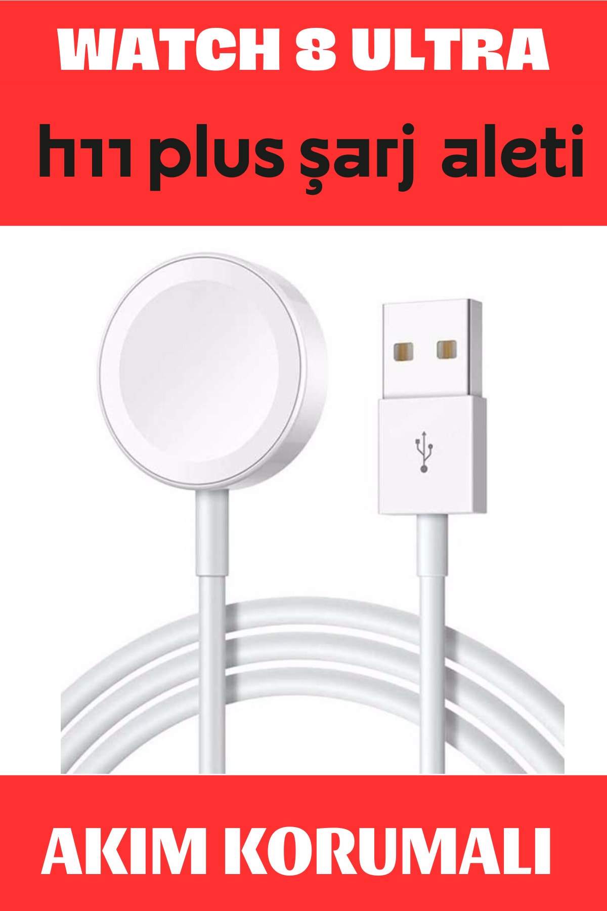 Watch 8 Ultra H11 Plus Compatible Current Protected Charger