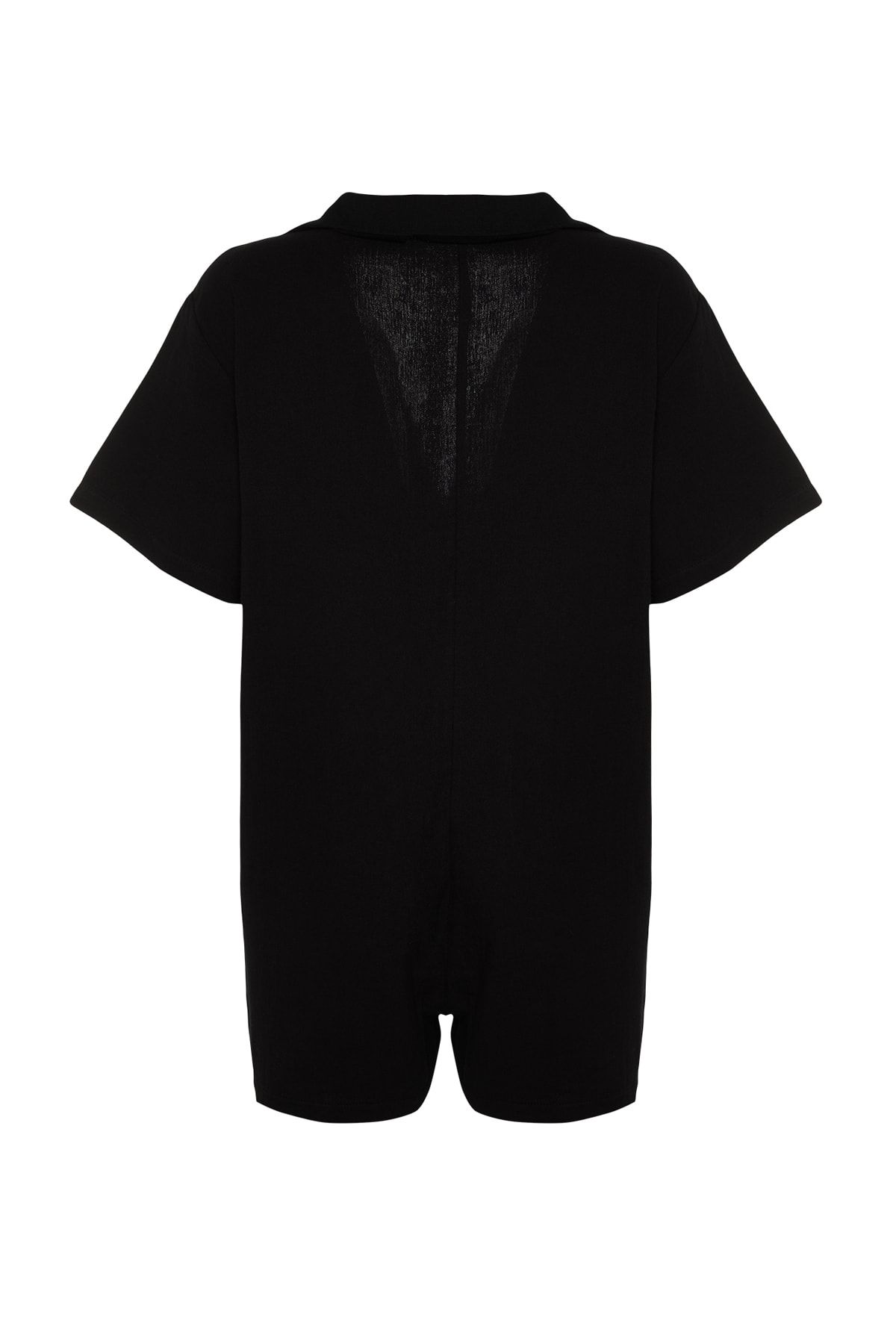 Topshop black top and white jumpsuit