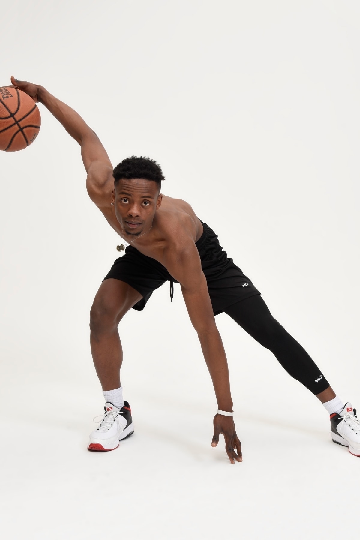 Wild Athletic Basketbol Siyah Spor Dizlik