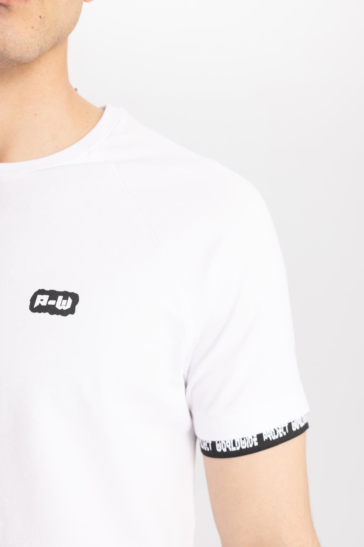 DeFacto-Muscle Fit Crew Neck Printed Cotton T-Shirt 5
