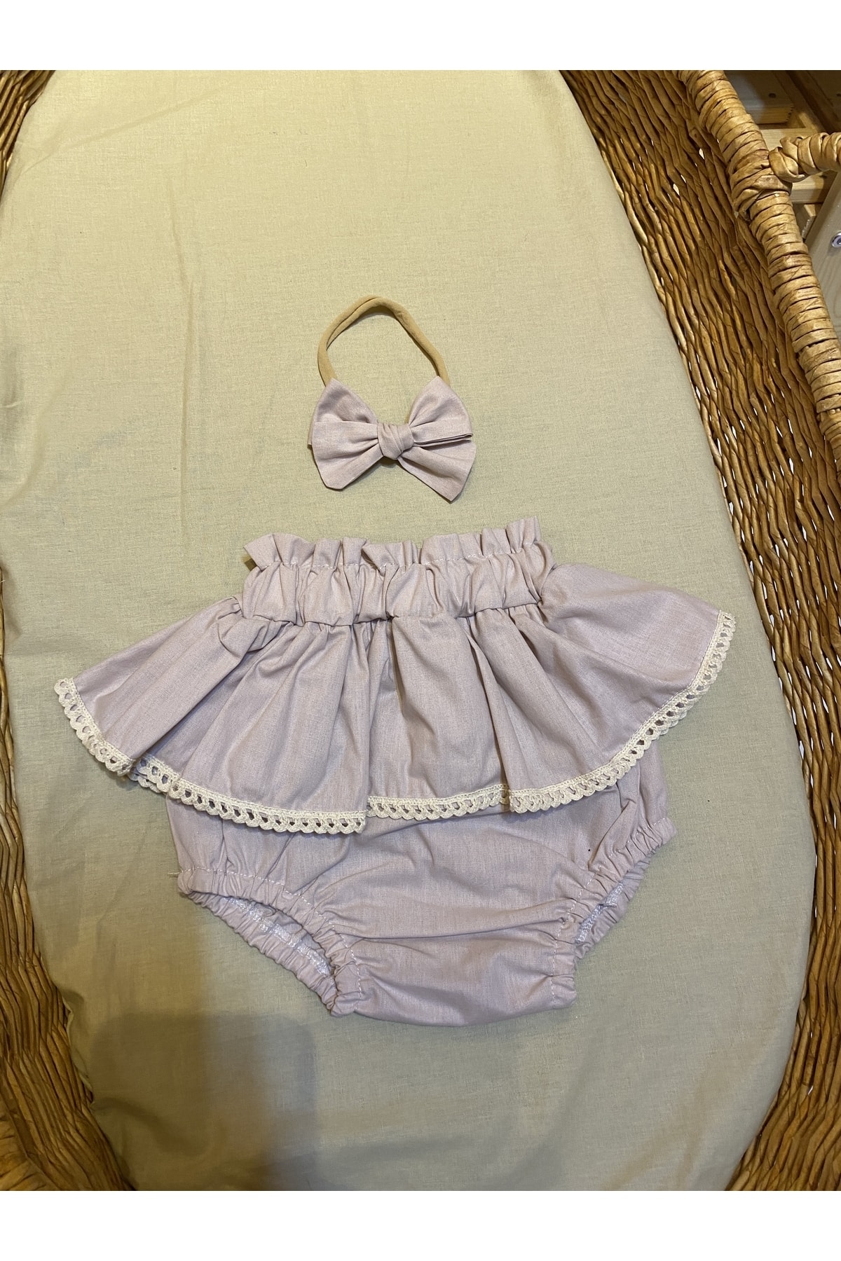 بادی نوزادی دخترانه اکرو Lolidenss | 247954315 اورجینال - تصویر 2