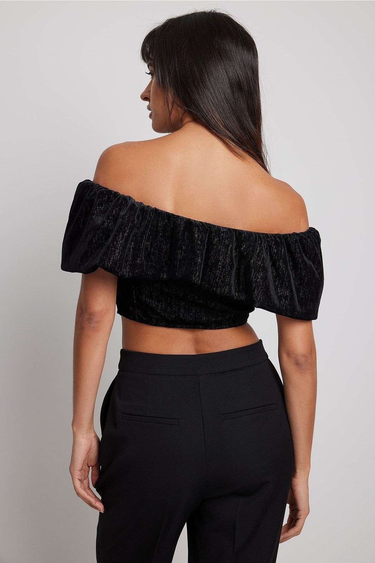 NA-KD Tunika Schwarz Regular Fit