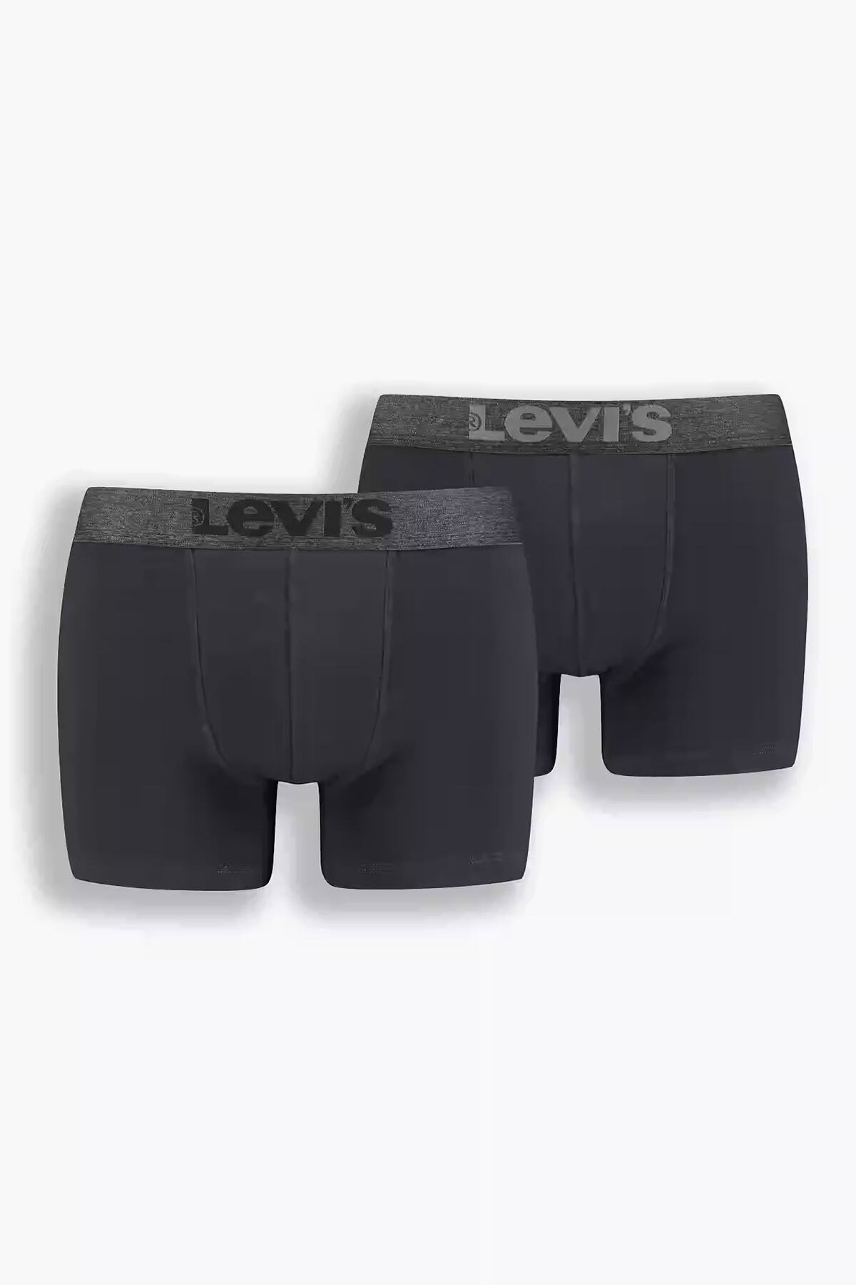 لیوایز باکسر مردانه Cotton 2 Pack Boxer با لوگو 37149