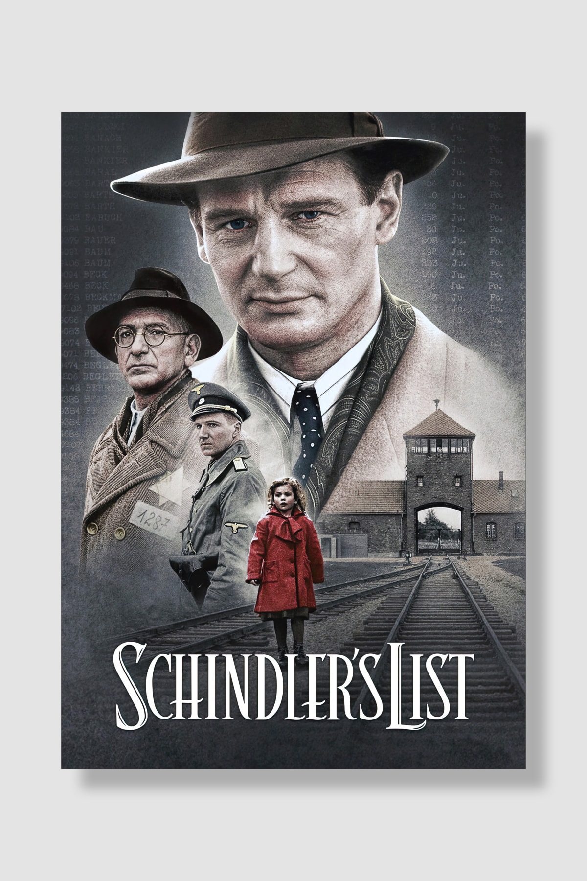 postick Schindler's List Schindler'in Listesi Film Posteri Yüksek