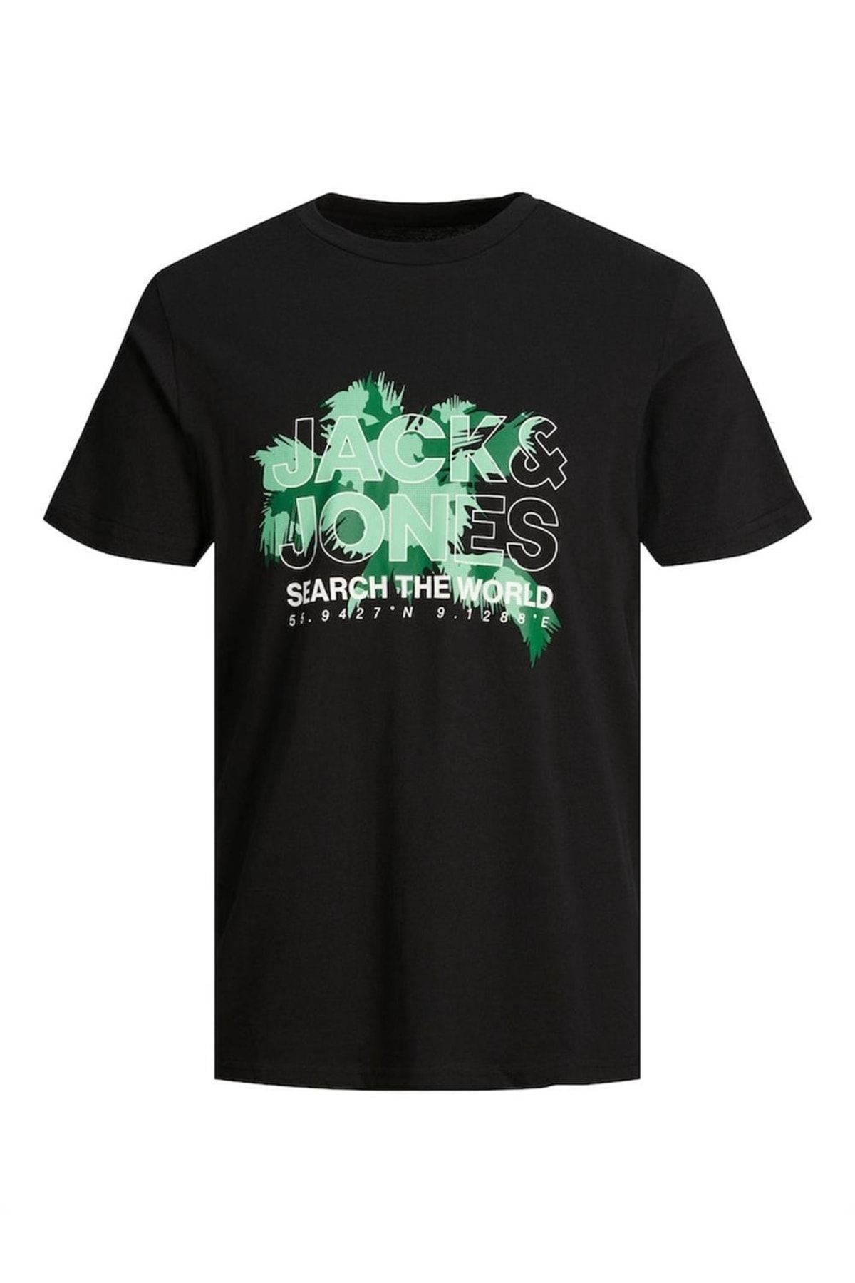 تی شرت مشکی مردانه سیاه Jack Jones مارینا جک اند جونز 12233600 Jack & Jones