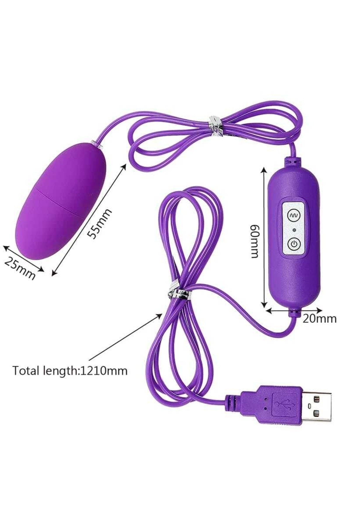 Usb Girişli Egzersiz Vajina Anal Vibratör Orgazm Topu 2