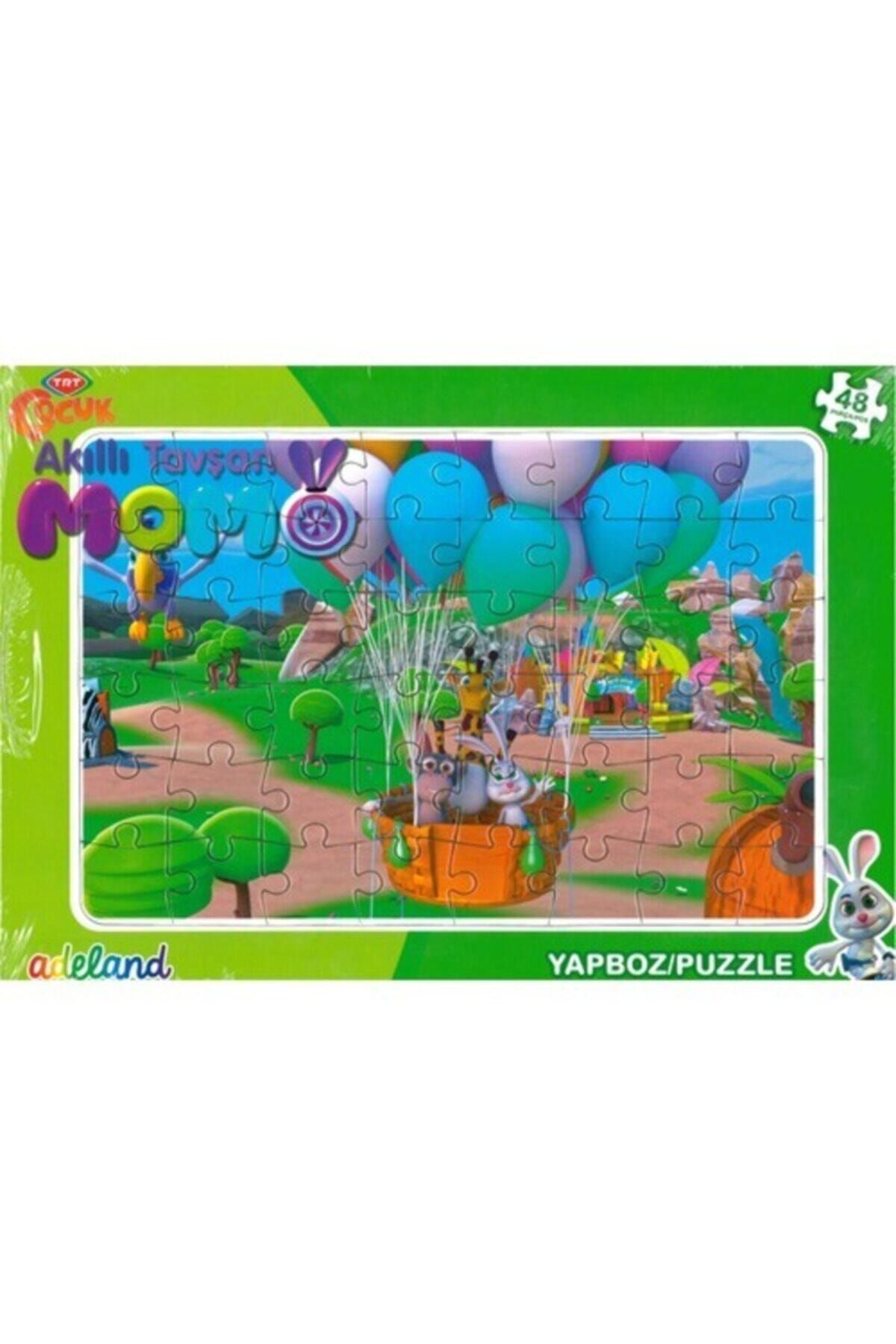 adeland trt cocuk akilli tavsan momo 48 parca yapboz puzzle 3
