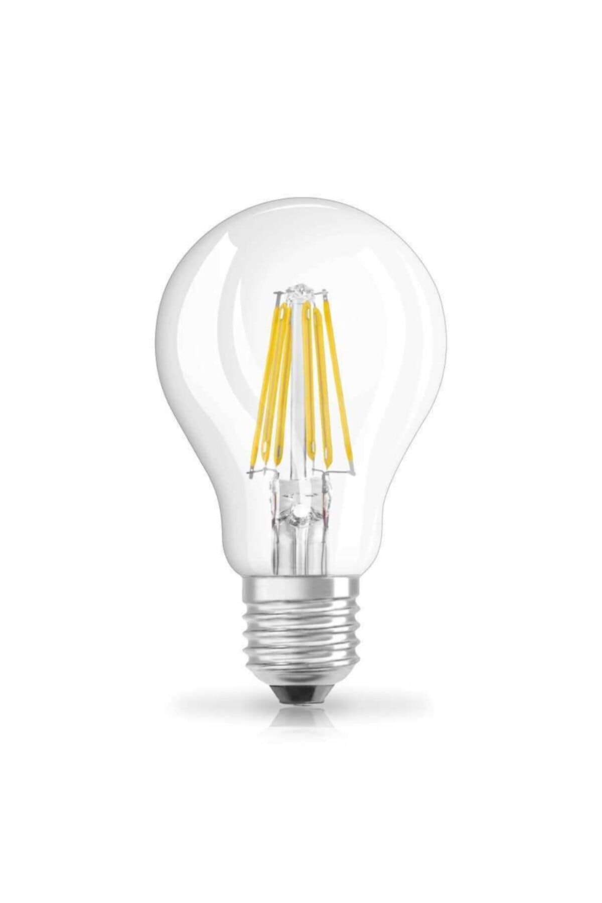 Crystal Palace E27 Filament Led Ampul E27 Rustik Led Ampul Şeffaf Cam