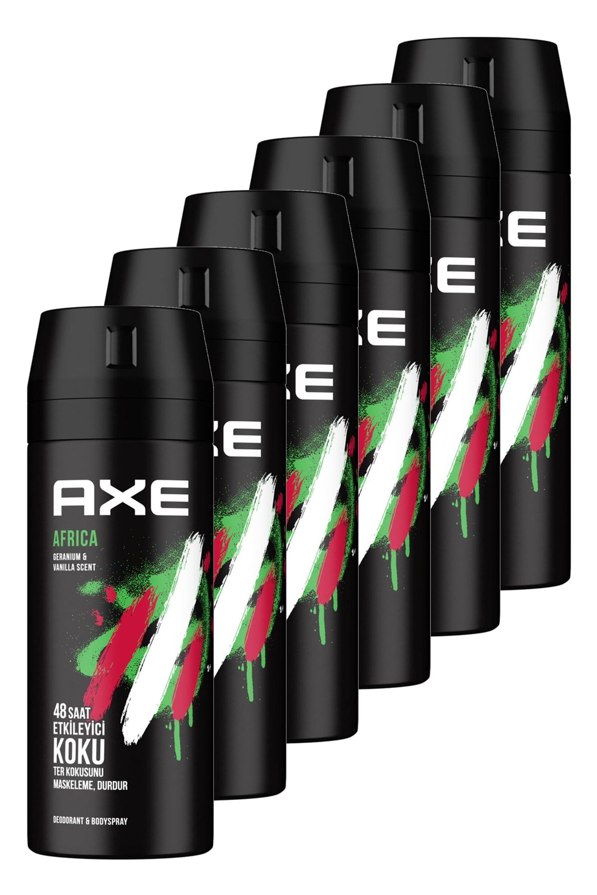 Axe Africa Erkek Deodorant 150 Ml. Altılı Set UNI68480228-6
