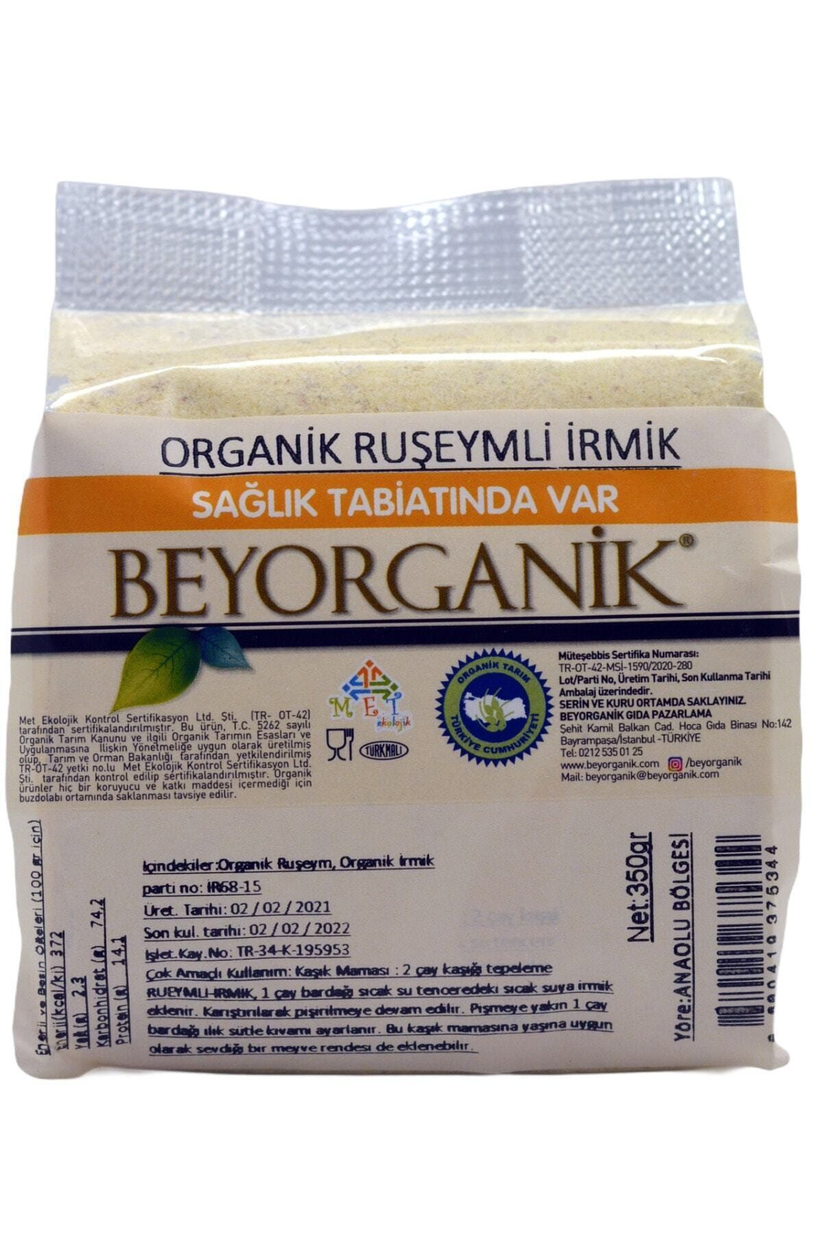 beyorganik organik irmik ruseymli 350gr fiyati yorumlari trendyol