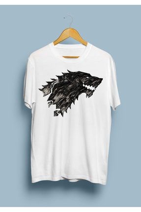 Unisex Game Of Thrones Kurt Tasarım Baskılı T-Shirt KRG0407