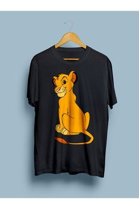 Oversize Lion Aslan Kral Tasarım Baskılı T-shirt KRG0346