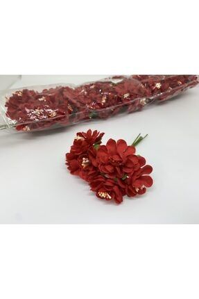 Kırmızı Tomurcuk Gül Cipso Yapay Çiçek cps0101