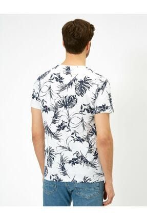 Koton Erkek Beyaz Desenli T Shirt 0yam14719ok Fiyati Yorumlari Trendyol